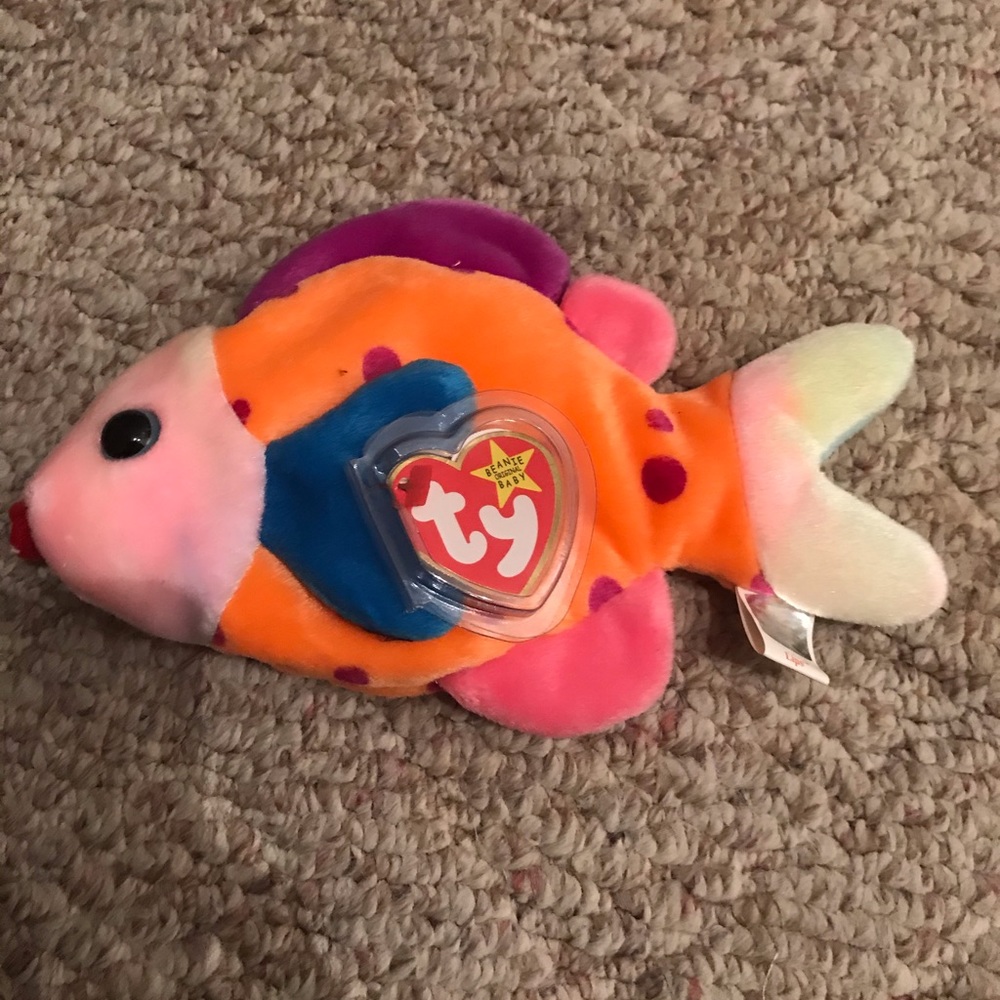 Ty Beanie Baby Lips the fish